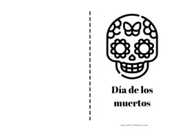 Vista previa - Hojas de trabajo - Día de los muertos - página 1