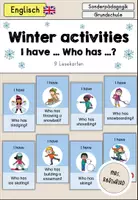 Vorschau - Spiele - Winter activities & Winter sports I have ... who has ... - Englisch - Deckblatt