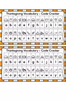 Προεπισκόπηση - Φύλλα εργασίας - Thanksgiving Vocabulary - Puzzle Task Cards - Σελίδα 1