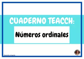 Vista previa - Refuerzo / NEE / Materiales de apoyo - Cuaderno TEACCH: Números ordinales - página 2