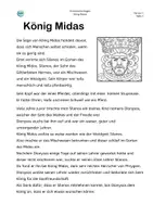Vorschau - Unterrichtsreihen - Griechische Sagen: König Midas (einfach bis schwer) - Seite 3