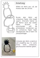 Vorschau - Mal- und Bastelvorlagen - Obst & Gemüse - Fensterbilder mit Schritt für Schritt Anleitung - Kunst - Seite 2
