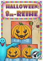 Vorschau - Unterrichtsreihen - Herbst - Halloween - 8er-Reihe - Legematerial - Deckblatt