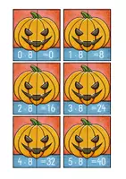 Vorschau - Unterrichtsreihen - Herbst - Halloween - 8er-Reihe - Legematerial - Seite 1