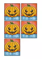 Vorschau - Unterrichtsreihen - Herbst - Halloween - 8er-Reihe - Legematerial - Seite 2