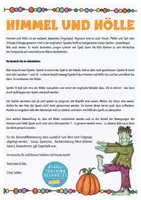 Aperçu - Matériel pour travaux manuels / dessin - HALLOWEEN Himmel und Hölle Deutsch - Page 1
