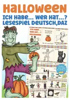 Aperçu - Apprentissages en autonomie - Ich habe ... Wer hat ...? HALLOWEEN Allemand - Page de couverture