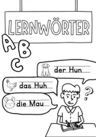 Vorschau - Arbeitsblätter - Deckblatt - LERNWÖRTER - Seite 2