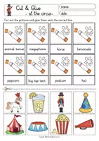 anteprima - Esercizi - at the circus worksheets English inglese - Pagina 2