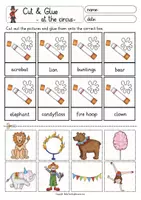 anteprima - Esercizi - at the circus worksheets English inglese - Pagina 3