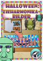 Vorschau - Unterrichtsreihen - Halloween - Herbst - kreative Ziehharmonikabilder gestalten - Deckblatt