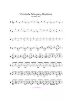 Vorschau - Arbeitsblätter - 32 Schlagzeug-Rhythmen für Anfänger und Anfängerinnen - Seite 1