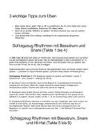 Vorschau - Arbeitsblätter - 32 Schlagzeug-Rhythmen für Anfänger und Anfängerinnen - Seite 2