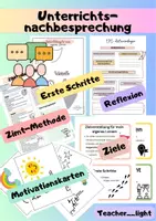 Vorschau - Merkblätter - Unterrichtsnachbesprechung/ Reflexion/ Zimt-Methode/ Ref - Deckblatt