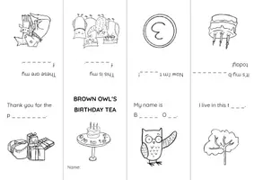 Aperçu - Feuilles d'exercices - Brown Owl's Birthday Tea - MEGA BUNDLE - Page 2
