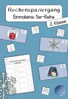 Vorschau - Arbeitsblätter - Rechenspaziergang - Einmaleins : Fünferreihe - Deckblatt