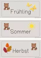 Vorschau - Bildkarten - Kalender-Karten für deine Bären-Klasse - Seite 2