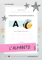 anteprima - Esercizi - ALFABETO ILLUSTRATO | ESERCIZI DI SCRITTURA - Pagina di copertina