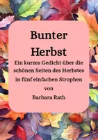 Vorschau - Arbeitsblätter - "Bunter Herbst" - Gedicht + 5 Rätsel zum Herbst - Deckblatt
