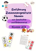 Vorschau - Stundenentwürfe - Einführungsstunde Zusammengesetzte Nomen - Deckblatt