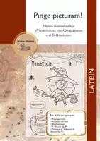Vorschau - Arbeitsblätter - Latein Ausmalbild - Hexe - Anfängerniveau - Deckblatt