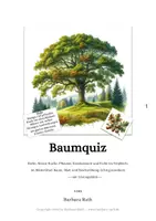 Vorschau - Arbeitsblätter - Baumquiz - Bilderrätsel mit 6 Baumarten - Deckblatt