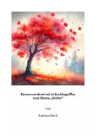 Vorschau - Arbeitsblätter - Kreuzworträtsel zum Thema Herbst mit 10 Begriffen - Deckblatt
