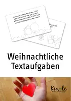 Vorschau - Arbeitsblätter - Wir knobeln im Advent – Weihnachtliche Textaufgaben - Deckblatt