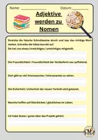 Vorschau - Arbeitsblätter - Adjektive werden zu Nomen - Seite 2