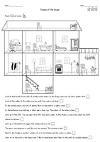 Vorschau - Arbeitsblätter - Rooms of the house: Read and colour (dreifach differenziert) - Seite 3