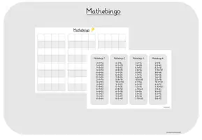 Vorschau - Spiele - Mathebingo - Deckblatt