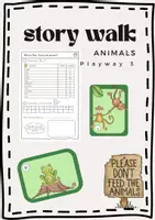 Vorschau - Arbeitsblätter - Storywalk: animals - dreifach differenziertes Material - Deckblatt