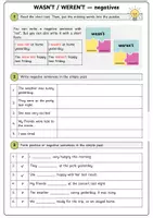 Vorschau - Arbeitsblätter - WAS / WERE - Worksheet Package (Simple Past of "to be") - Seite 3