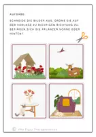 Vorschau - Arbeitsblätter - Vorne oder hinten? Finde die richtige Position; Starterset - Seite 2