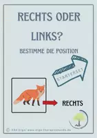 Vorschau - Arbeitsblätter - Rechts oder links? Bestimme die Position - Deckblatt