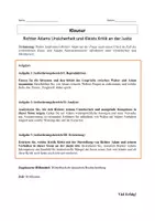 Vorschau - Arbeitsblätter - Klausur - Der zerbrochne Krug - Auszug 9. Auftritt - Heinrich von Kleist - Oberstufe Q1 oder Q2 - Seite 1