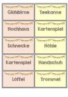 Vorschau - Stundenentwürfe - Pantomime und Montagsmaler über 300 Wortkarten für - Seite 1