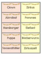 Vorschau - Stundenentwürfe - Pantomime und Montagsmaler über 300 Wortkarten für - Seite 2