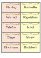 Vorschau - Stundenentwürfe - Pantomime und Montagsmaler über 300 Wortkarten für - Seite 3