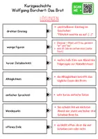 Vorschau - Stundenentwürfe - Wolfgang Borchert Das Brot - Merkmale der Kurzgeschichte - Seite 2