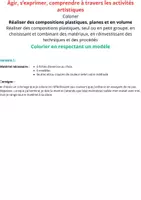 Aperçu - Feuilles d'exercices - Colorier de manière structurée 6 fiches Noël - Page 1