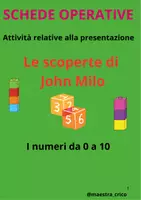 anteprima - Programmi scolastici / Materiali per docenti - Le scoperte di John Milo - Pagina di copertina