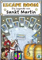 Vorschau - Stationenlernen - Escape Room zur Legende von Sankt Martin DaZ / Deutsch / Religion #sonnemondundsparen - Deckblatt