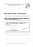 Vorschau - Arbeitsblätter - "Das Herz eines Boxers" (Lutz Hübner) Material zu Szene 4: Rache! Leos Racheplan erarbeiten und reflektieren - Seite 1