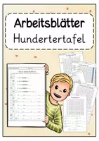 Vorschau - Unterrichtsreihen - Materialsammlung Hundertertafel - Arbeitsblätter - Deckblatt