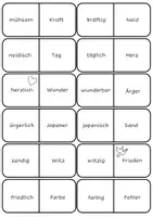 Vorschau - Stationenlernen - Domino - Nomen werden zu Adjektiven - Seite 3