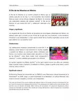 Vorschau - Arbeitsblätter - Día de los muertos – Materiales (Texto, Hojas de trabajo, Sopa de letras) - Seite 2