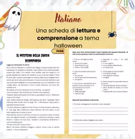 anteprima - Esercizi - il mistero della zucca scomparsa - Comprensione - Pagina di copertina