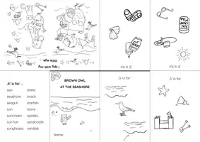 anteprima - Esercizi - Brown Owl At the seashore - MINI BOOKS - Pagina 3