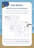 anteprima - Esercizi - Brown Owl At the seashore - MINI BOOKS - Pagina di copertina